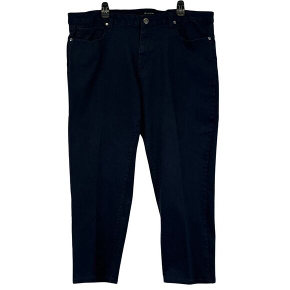 FRIED DENIM Men’s Slim Jeans 42x30 Dark Blue Stretch Cotton Blend Classic Fit - Picture 2 of 16